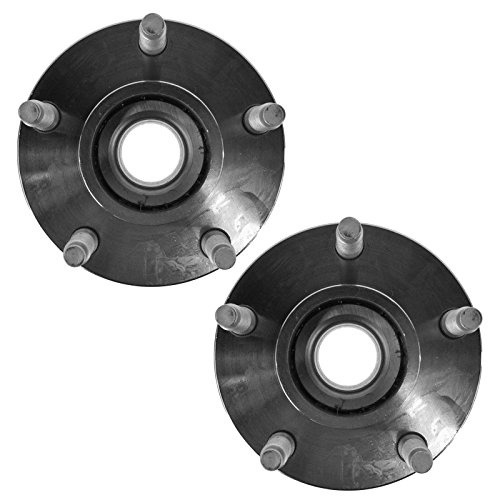 Image of TRQ 2 Piece Front Wheel Bearing & Hub Assembly Set Compatible with 1994-2004 Ford Mustang