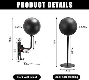 Amazon.co.jp: POVTII ヘルメットスタンド - 金属回転 腐食防止