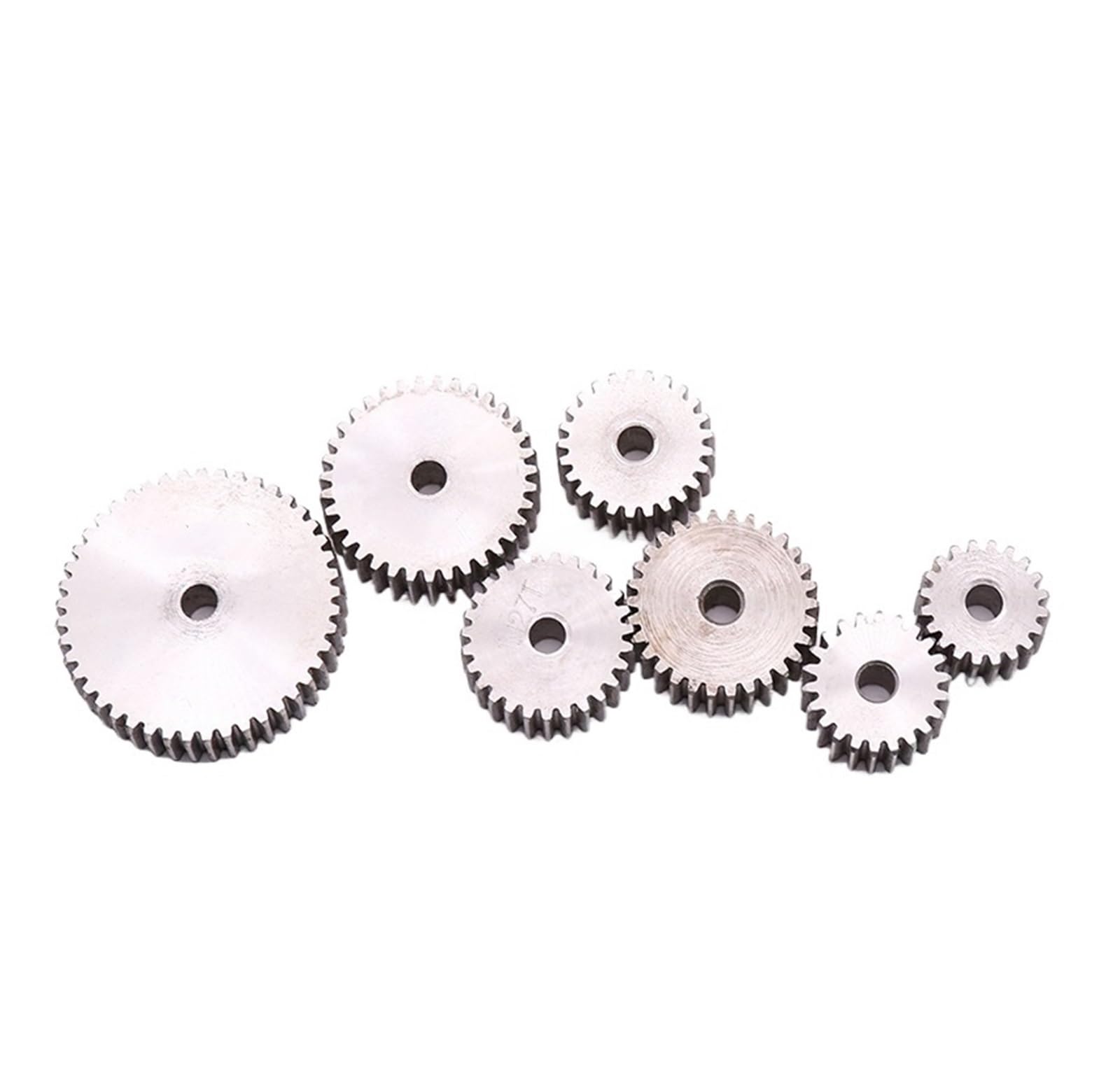 Bevel Gear Pinion Hardware Mechanical 1pcs 1 Module Spur Gear 12 13 14 15 16 17 18 19 20 21 22 23 24 25 26 27 Teeth Steel Metal Transmission Gear(12T OD14mm)