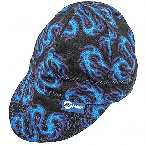 Gorra de soldadura Miller Electric, color Blue Flame, 7-1/2" miniatura 1