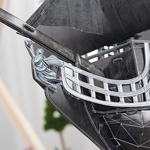 Party Town - 3D Puzzle Queen Anne's Revenge | 3D Puzzle Kinder Und Erwachsene | Black Pearl Modellschiff | Modellbausatz Erwachsene Und Kinder | 328 Stück – Bild 8