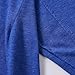 Cardigans for Women Trendy Fall Women's T-Shirts Soft Loose Fit Round Neck Base Layer Top for Winter Hoodies & Sweatshirts (Blue, L)