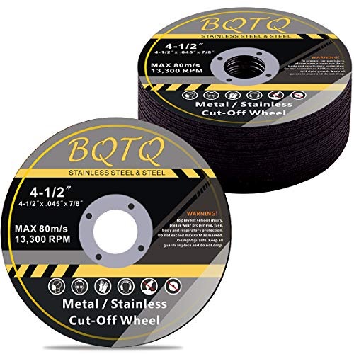 BQTQ 30 Pack Cut Off Wheels, 4-1/2 x 7/8-inch Metal&Stainless Steel Cutting Wheel, Thin Metal Cutting Disc Fits Angle Grinder Saw Grinder Metal Cut Tools
