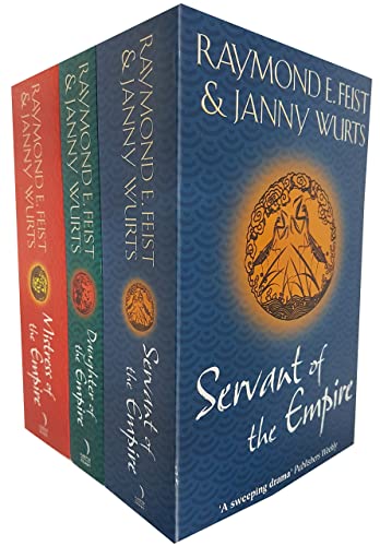 Raymond E. Feist Janny Wurts Empire Riftwar 3 Books Collection Set (Servant of the Empire, Daughter of the Empire, Mistress of the Empire)