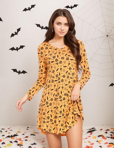 Image of GYS Womens Bamboo Viscose Nightgown Super Soft Lightweight Night Shirts for Sleeping