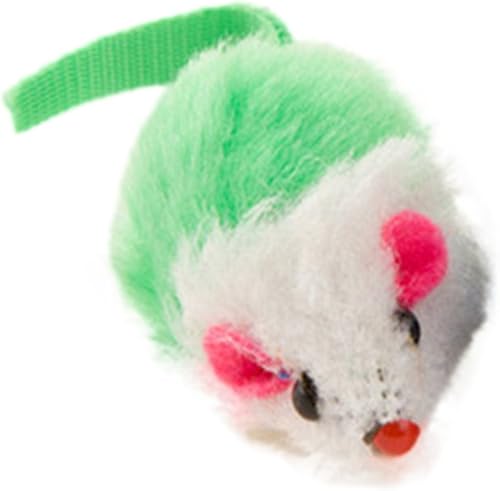 Miniatura 3 de shlutesoy Mini ratón falso mascota gato gatito durable masticar morder rasguño divertido jugar juguete gato interactivo interior color aleatorio