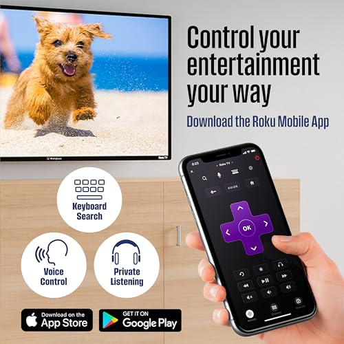 image for Westinghouse Roku TV - 24 Inch Smart TV, HD Television with Wi-Fi Conn
