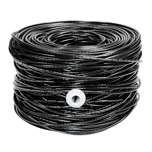 Premiertek Cable Ethernet Cat6 UTP 1000ft 23AWG Negro miniatura 1