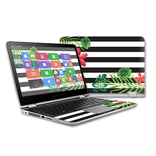 MightySkins Skin Compatible with HP Pavilion x360-13 (2015) Touch Laptop case wrap Cover Sticker Skins Tropical Stripes