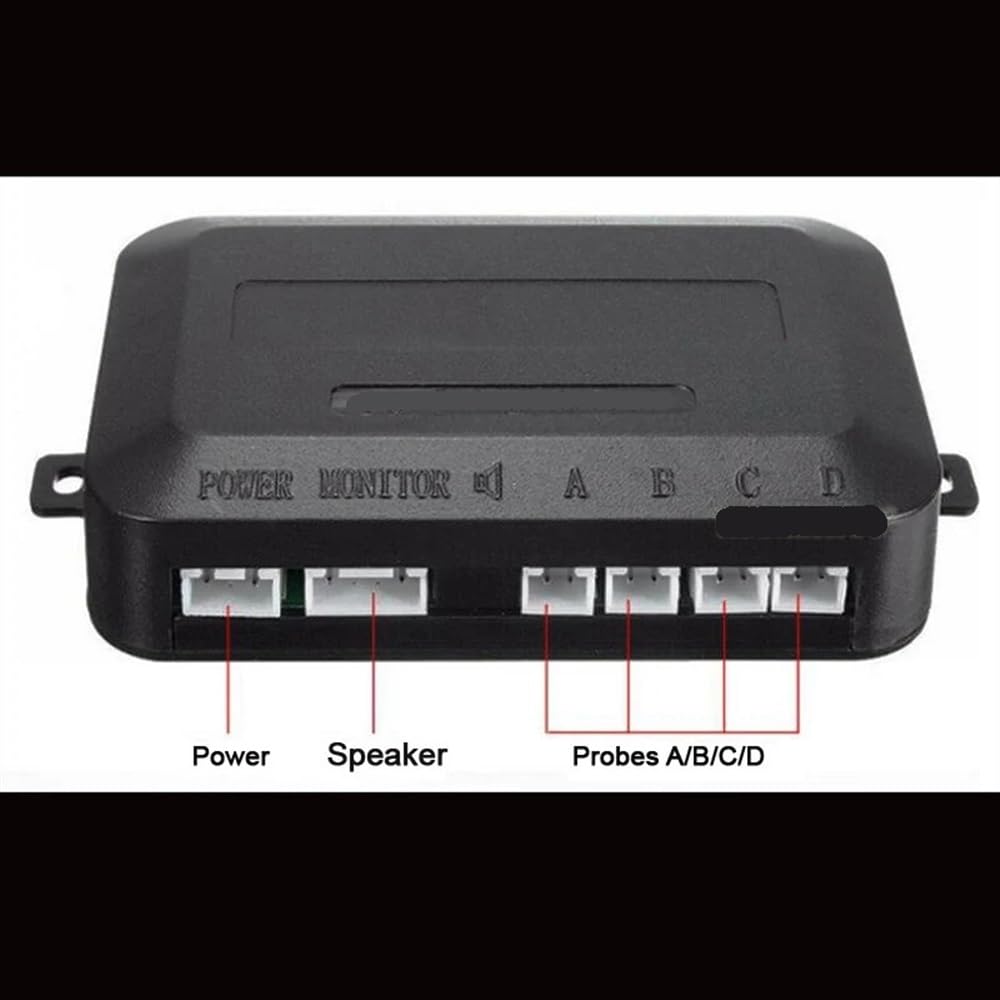 Kit sensori parcheggio Display Auto Anteriore Con Sensori Parcheggio Parkronics 4/6/8 Di Vocale/acustico Rilevatore Radar Buzzer Paraurti Posteriore