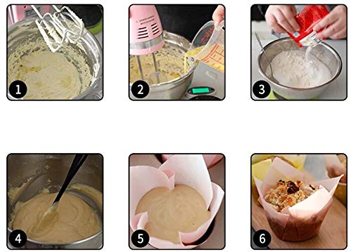 200 Pcs Tulip Cupcake Liner Baking Cups Paper Cupcake And Muffin Baking Cups For Baby Showers,Weddings, Birthdays, Colourful And Natural (Ten Color) #TOP6