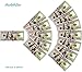 AvailableGame 100 Dollars Play Copy Money for Games, Monopoly Prop Paper Double-Sided Printing 100 pcs $10,000 Educational One Hundred Dollar Bills Stack for Poker