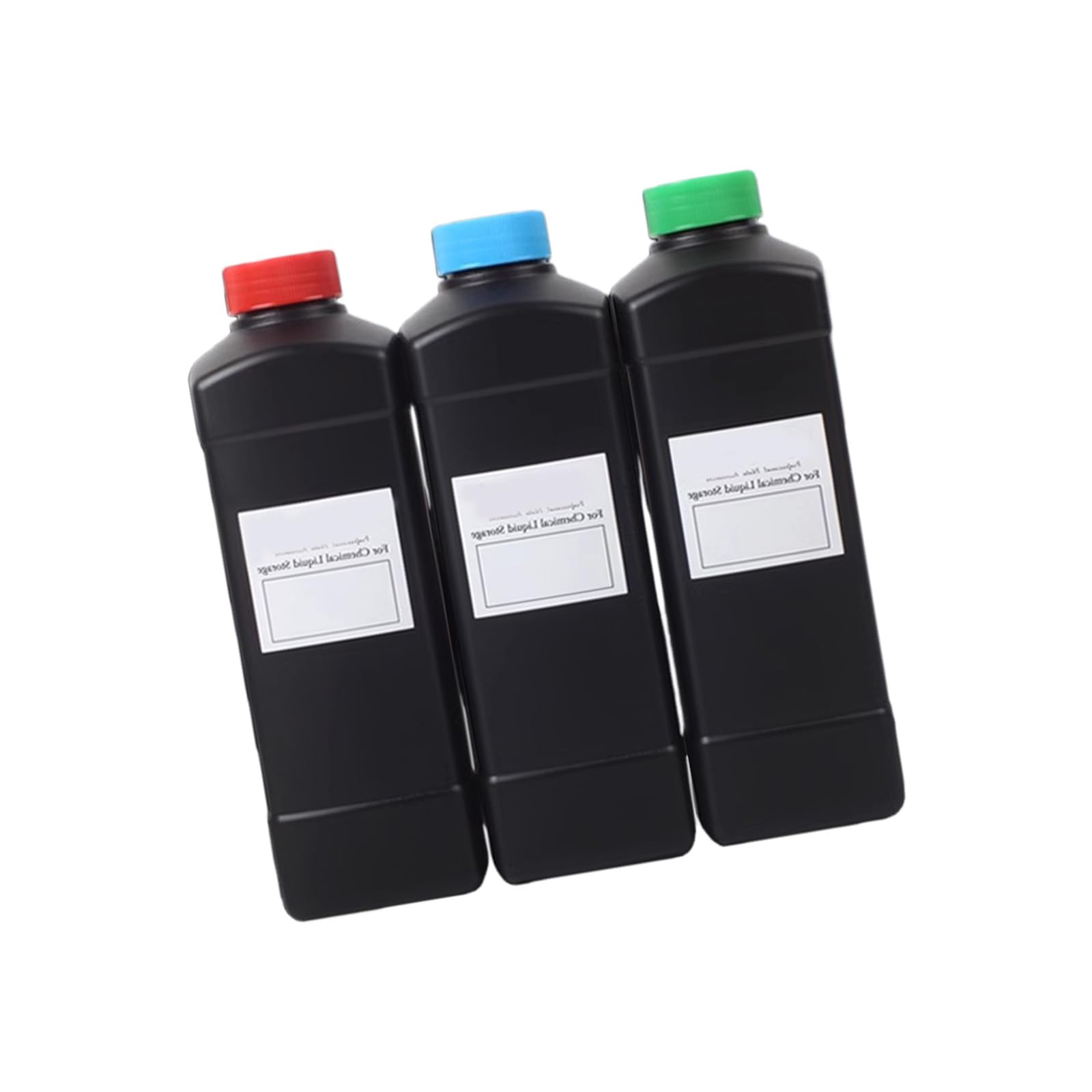 Contenitore professionale per camera oscura Bottiglia nera da 1 litro Bottiglia a prova di luce per forniture di laboratorio fotografico con blocco della luce bottiglia da laboratorio fotografico