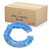 Disposable Spa Liners, Fit All Pedicure Spas, 200 count (Blue)