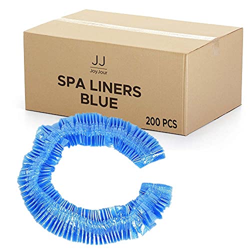 JoyJour Disposable Spa Liners, Fit All Pedicure Spas, 200 count (Blue)