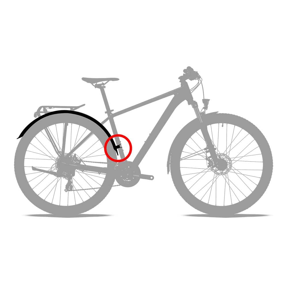 Acid 65 29'' MTB Fahrrad Schutzblechset schwarz