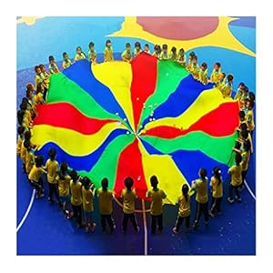 Buiten Tuin Spelletjes, Balans & Coördinatie Spelen Parachute Game, Weerstand Spelen Parachute Voor 3-6 Jaar Oud (Size…