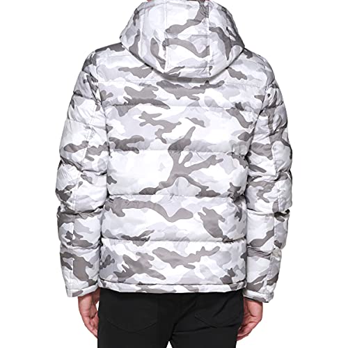 Image of Tommy Hilfiger Men's Down Alternative Hooded Puffer Jacket (Standard and Big & Tall)
