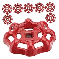 DIYEAH 8 Stück Ventilhandrad Aus Metall 6x6mm Vierkant Ersatz Handrad Für Absperrventil Wasserhahngriff Industriegriff