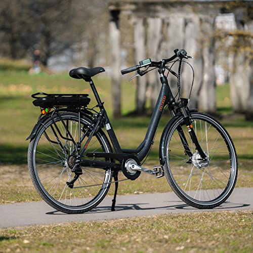 Tretwerk Sao Paulo E-bike, 28 inch, voor dames, met 7 versnellingen Shimano derailleur, elektrische fiets met voormotor… - Afbeelding 8