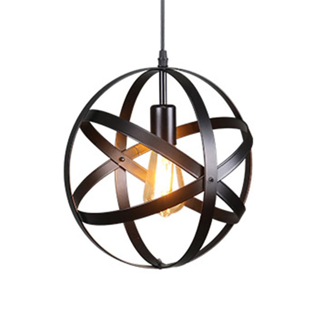 Luminaire suspendu vintage noir pour éclairer un évier de cuisine