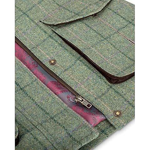 Hoggs of Fife Roslin Technical Tweed Field Coat Spring Bracken 16 Tweed 16 Tweed Cover