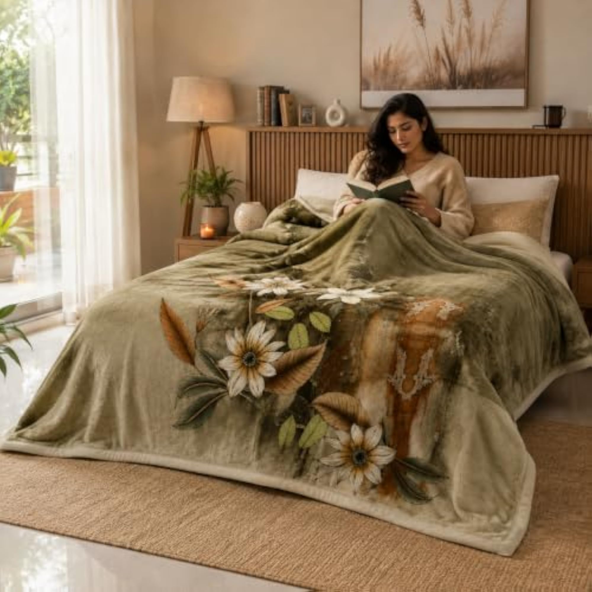 Heavy Winter Blanket 5.5 Kg, Double Layer