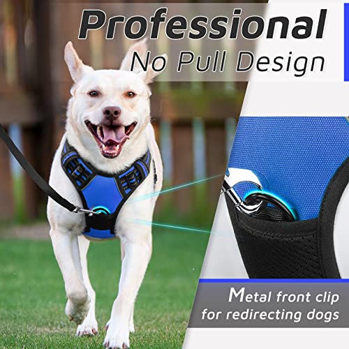 Image of Eagloo Dog Harness for Medium Sized Dogs, No Pull Vest with 2 Leash Clips