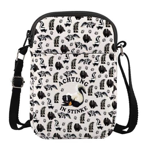 KEYCHIN Skunk Crossbody Bag Little Stinker Skunk Gifts Achtung Ich Stinke Gifts Skunk Lover Shoulder Bag