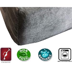 Dogbed4less-XXL-Orthopedic-Extreme-Comfort-Memory-Foam-Dog-Beds-for-Large-Dog-Waterproof-Lining-and-Machine-Washable-Cover-55X37-Pillow-Grey - Cucciolini Doodles   Dogbed4less-XXL-Orthopedic-Extreme-Comfort-Memory-Foam-Dog-Beds-for-Large-Dog-Waterproof-Lining-and-Machine-Washable-Cover-55X37-Pillow-Grey