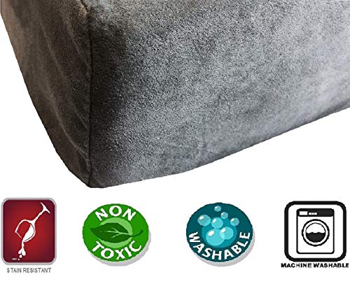 Dogbed4less-XXL-Orthopedic-Extreme-Comfort-Memory-Foam-Dog-Beds-for-Large-Dog-Waterproof-Lining-and-Machine-Washable-Cover-55X37-Pillow-Grey - Cucciolini Doodles   Dogbed4less-XXL-Orthopedic-Extreme-Comfort-Memory-Foam-Dog-Beds-for-Large-Dog-Waterproof-Lining-and-Machine-Washable-Cover-55X37-Pillow-Grey
