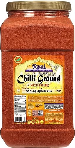 Rani Chilli Powder (Mirchi) Ground Indian Spice 80oz (5lbs) 2.27kg