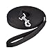HAPPY HACHI Laisse pour Chien (10m Noir), Laisse de Dressage Chien avec Poignée Longe Chien Longue Sangle en Nylon Mains Libre pour Petits à Grands Chiens Animal de Compagnie Promenade Jogging