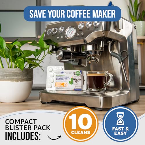Image of Caffenu Breville Compatible Coffee Machine Cleaning Tablets, 10 Count