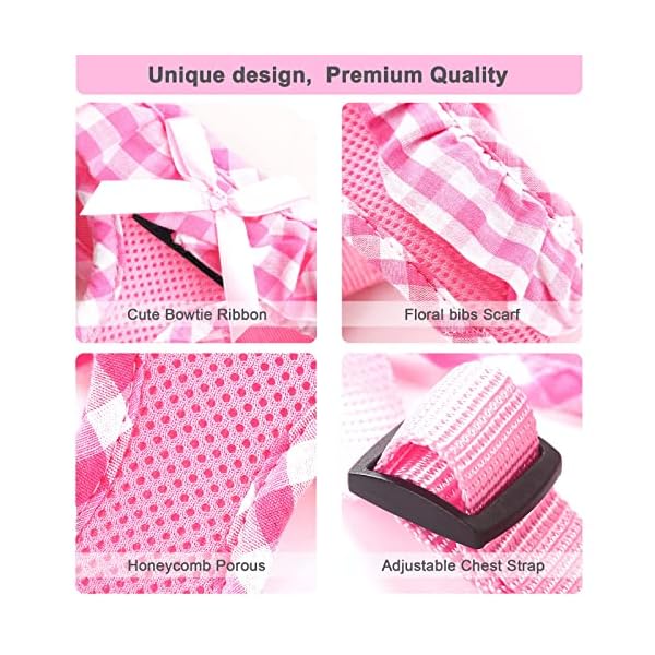 SuperBuddy Upgraded No Pull & No Choke Dog Harness, Super Soft Mesh Breathable Pet Vest Harnesses, Lightweight Adjustable Vest Harness for Puppies and Cats-Comfort fit¡ SuperBuddy Upgraded No Pull & No Choke Dog Harness, Super Soft Mesh Breathable Pet Vest Harnesses, Lightweight Adjustable Vest Harness for Puppies and Cats-Comfort fit¡