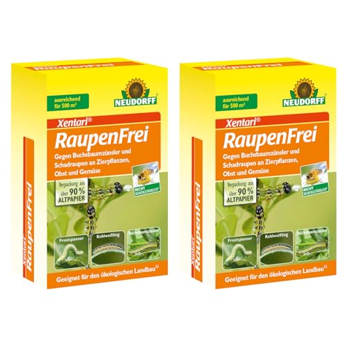 Neudorff Xentari 50 g   Polvos de dispersión contra las orugas de los bojes   pack ahorro