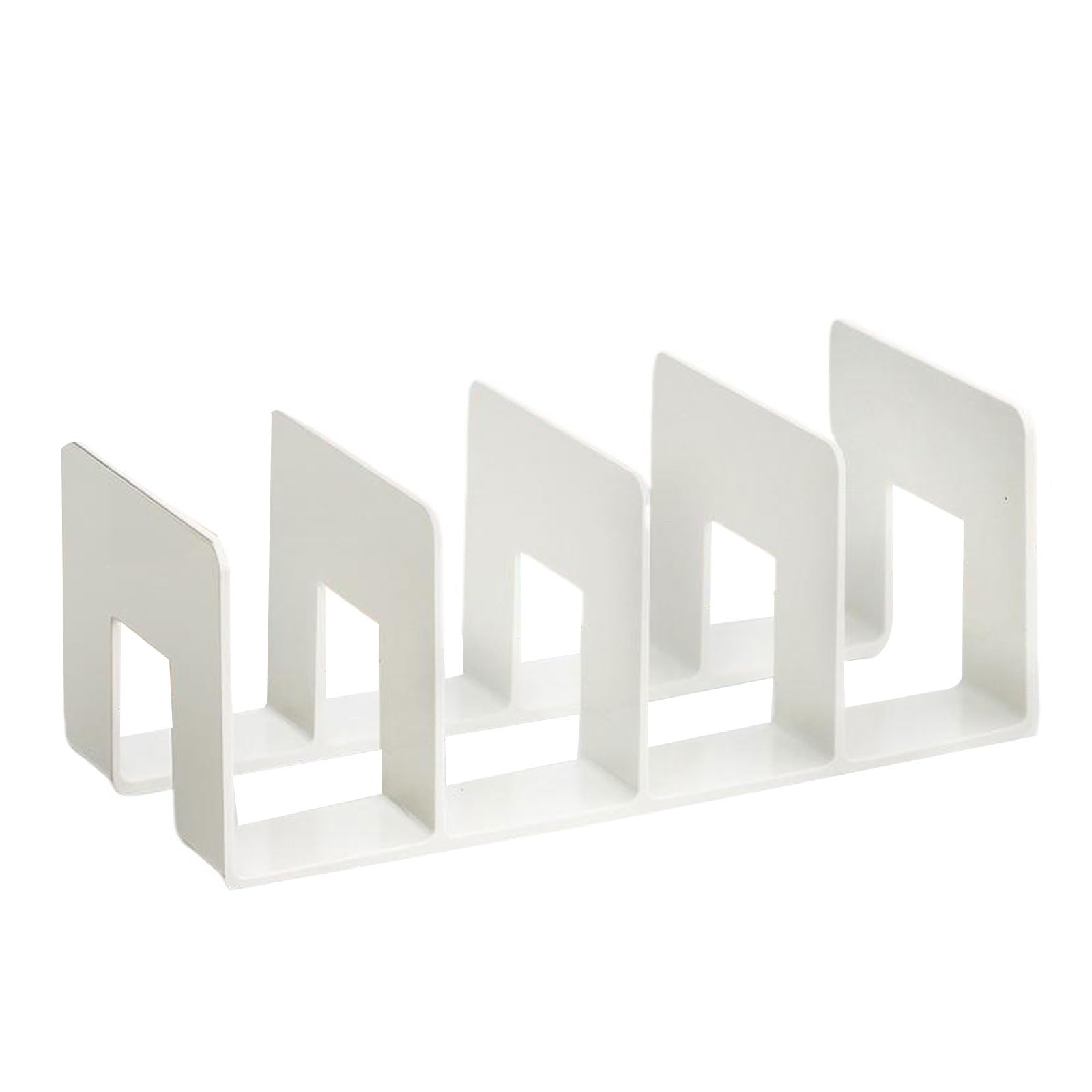 MICFENY Stylish Clear Sturdy Acrylic Handbag Organizers 4 Section Shelf Divider for Closet and Display Stand Storage Holder