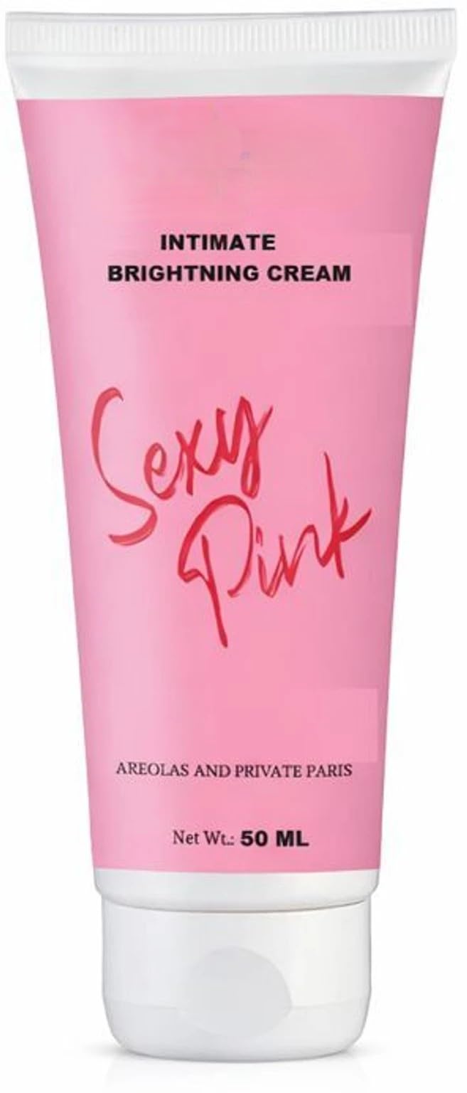 Sexy Pink Intimate Brightening Cream 50ml | Gentle Intimate Area Care Cream for Women | Moisturizing & Nourishing Formula for Areolas and External Private Areas | Daily Skin Care Cream-image-1