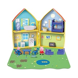 Peppa Pig Speelgoed huis Opklapbare figuren Accessoires Speelmat