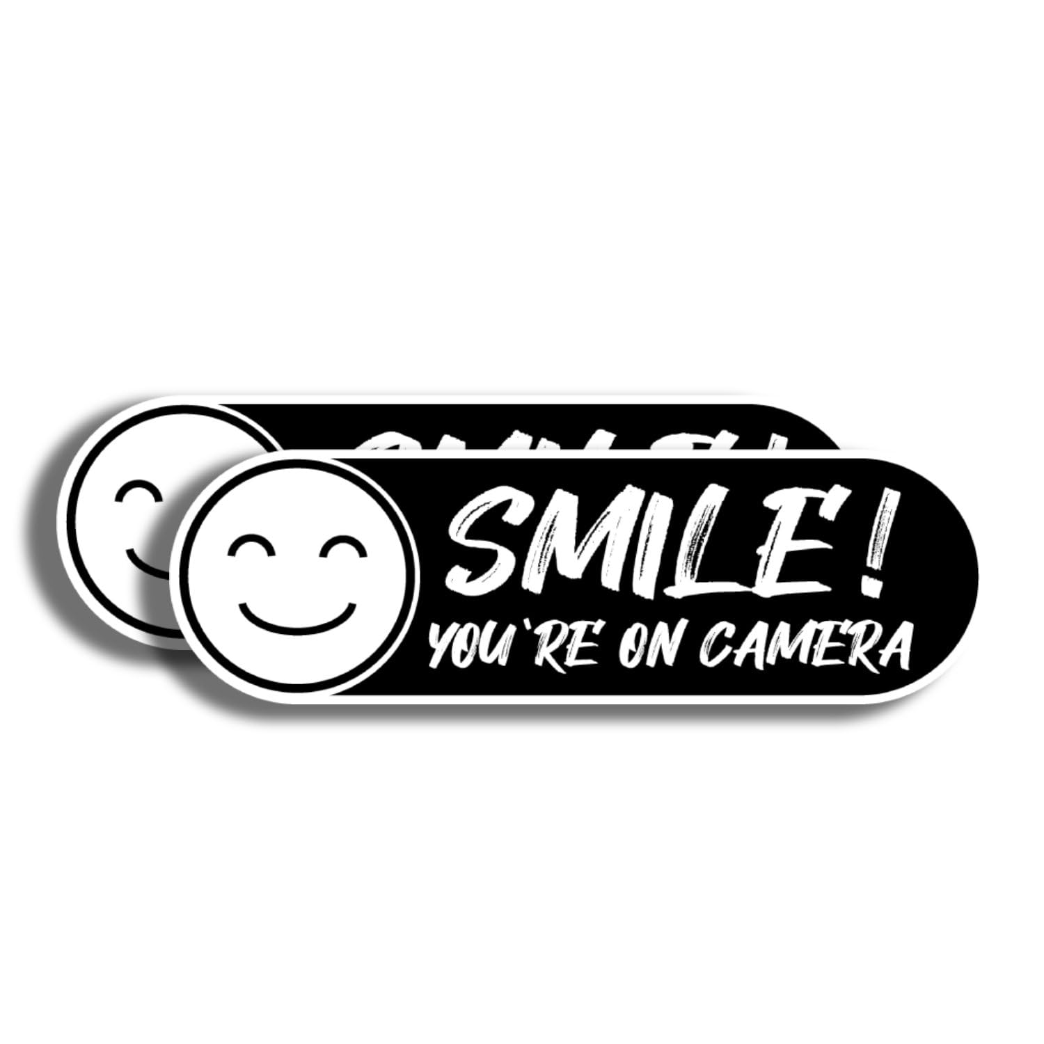 Amazon.com - Smile You're On Camera Car Dashcam Warning Sticker - Funny ...