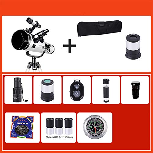 Telescopio refractor portátil con trípode, ideal para principiantes miniatura 2