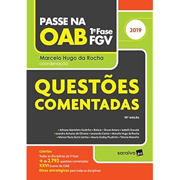 Capa do livro Passe na OAB : 1ª fase FGV : Questões comentadas - 10ª edição de 2019