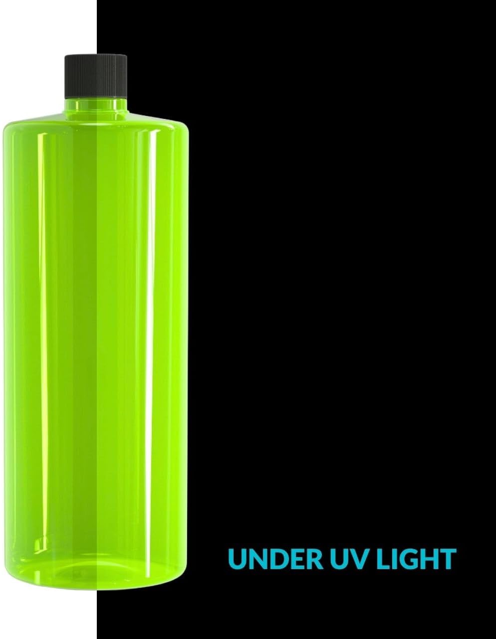 PrimoChill Ice - Computer WaterCooling Coolant, Fill and Forget, Low Viscosity, Low Chemical Content, Full Protection, Proudly Made in The USA (32oz/.9L) - Transparent UV Brite Green