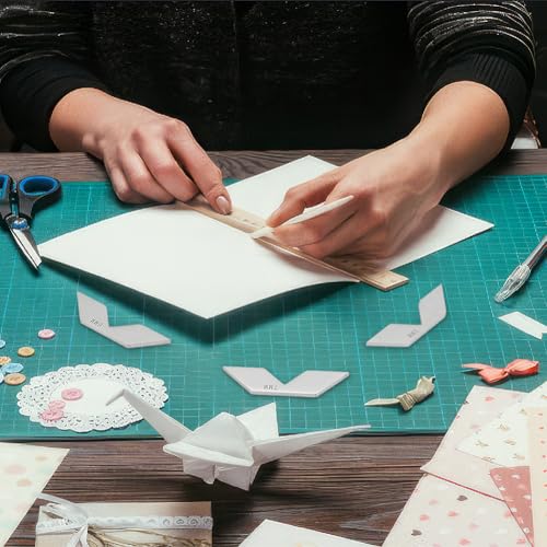 BENECREAT 5-teiliges 201 Edelstahl Eckgehrungswerkzeug, 3/4/5/6/7 mm Buchbinde-Eckschneidewerkzeug, Buchbinde-Eckschneidevorrichtungsset, Buchbindeset für die Albumherstellung, Buchbinden