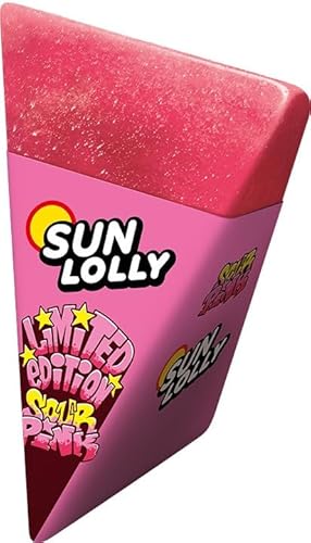 Sun Lolly Wassereis Sour Pink Cranberry & Heidelbeere 8 Stk | Limited Edition | Mit Fruchtsaft | Ohne künstliche Süßungsmittel | Glutenfrei