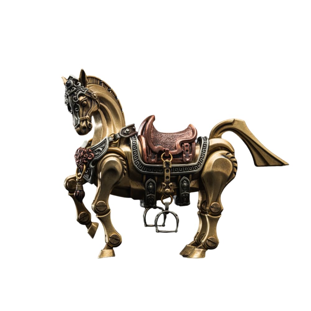 幻想的で勇ましい馬のオブジェ　台付き Amazon.co.jp: COPPERTIST.WU ヒロイック・スティード フィギュア 関節