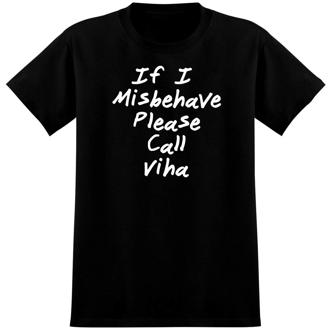 If I Misbehave Please Call Viha - Soft Men's T-Shirt