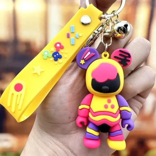 Image of GEOCARTER Teddy Bear Keyring | Cute Keychain for Bags & Keys