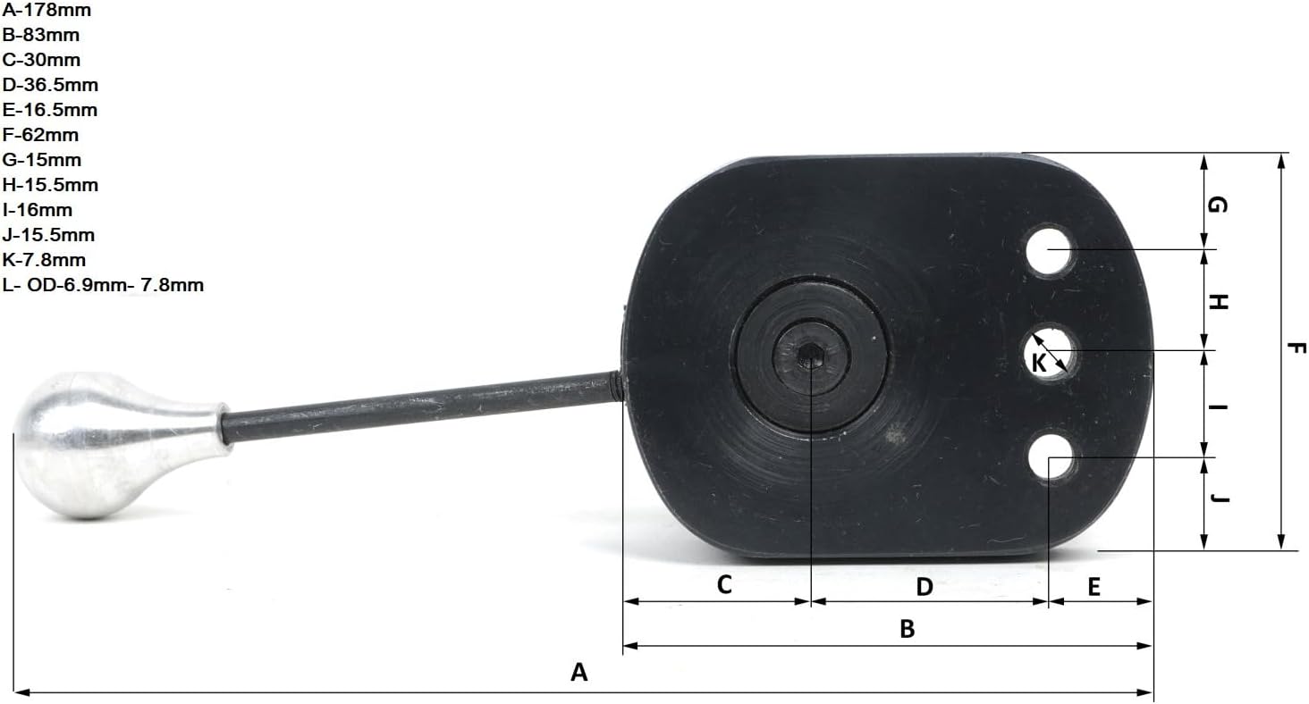Mini Lathe Ball Turning Attachment For 7 x 14 II 7x 16 Mini Lathe -Turns Concave & Convex Ball