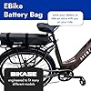 BiKase EBike Battery Bag - Mountable Waterproof & Fire Resistant Battery Storage for Camping or Long-Distance Biking, Fits Most, 7" x 3.5" x 22" #1